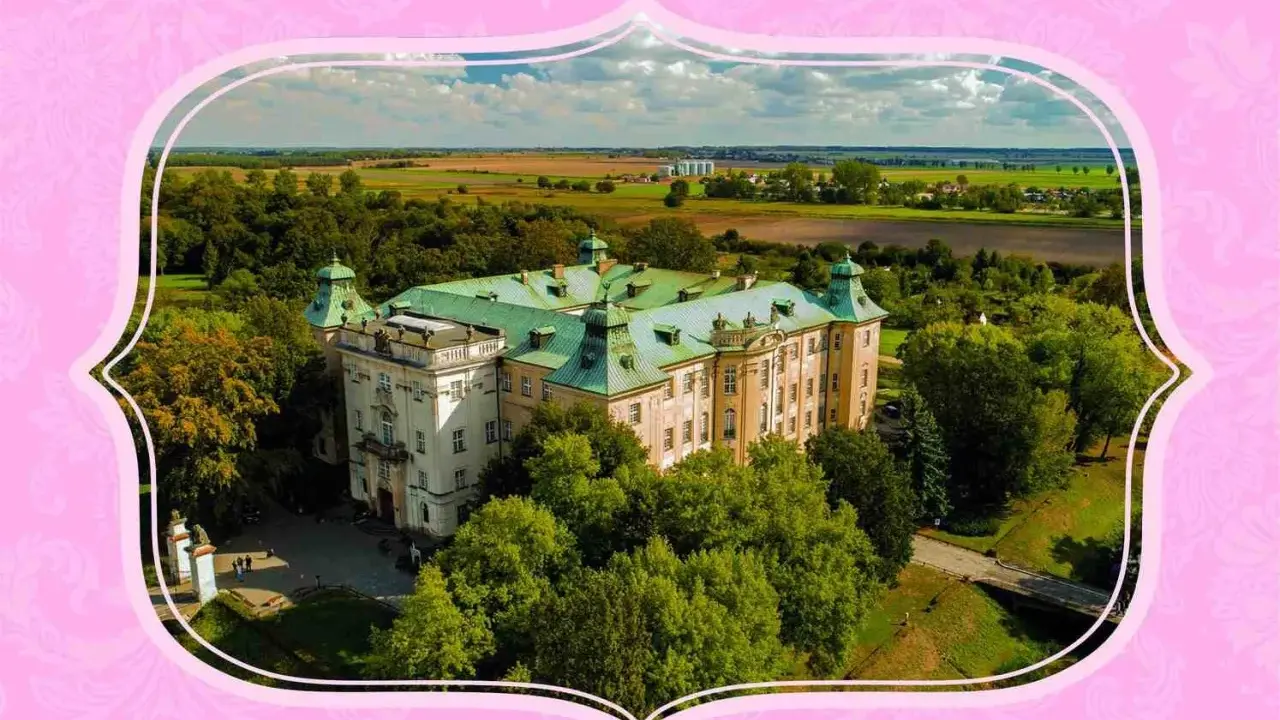 Pałac w Rydzynie, otoczony zielenią, zaprasza na niezapomniane wydarzenia. Malownicze krajobrazy i zabytkowa architektura tworzą wyjątkową atmosferę.
