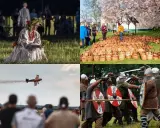 Wianek na głowie, samoloty, rycerze i koszyki – cztery sceny idealne na letnie imprezy plenerowe.