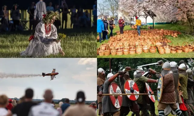 Wianek na głowie, samoloty, rycerze i koszyki – cztery sceny idealne na letnie imprezy plenerowe.